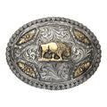 And West Missouri Oval Rope Edge Buckle - 530-830m