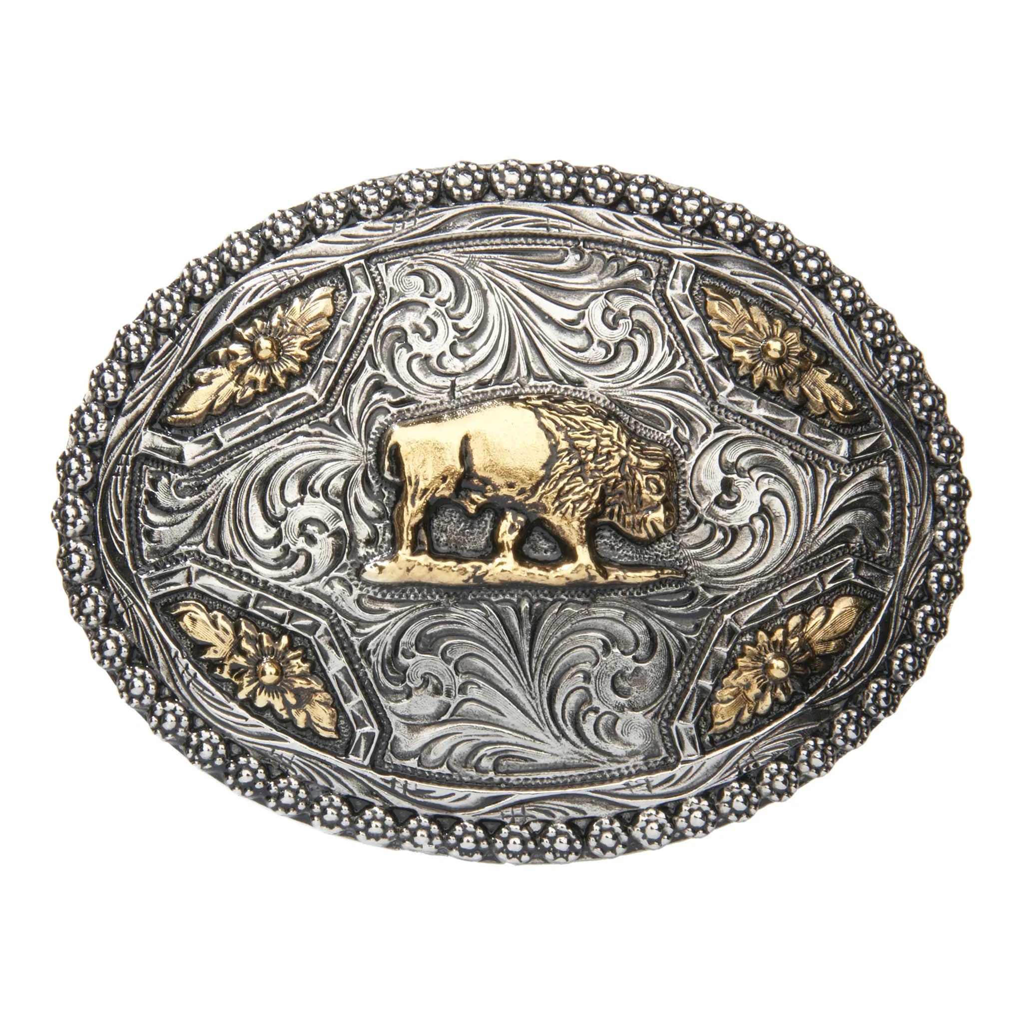 And West Missouri Oval Rope Edge Buckle - 530-830m
