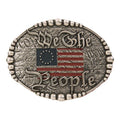 And West We The People with Flag Buckle - 628-02